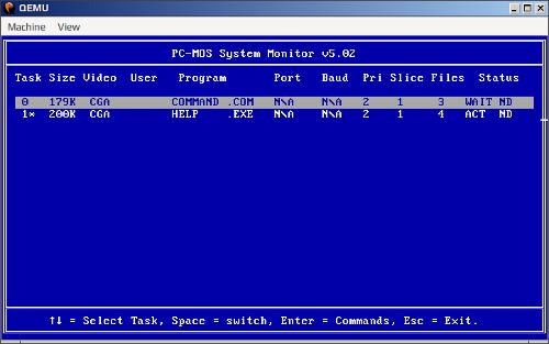 Скриншот: PC-MOS/386