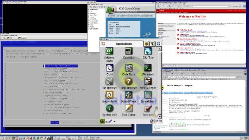 Скриншот: KDE2 в современном разрешении