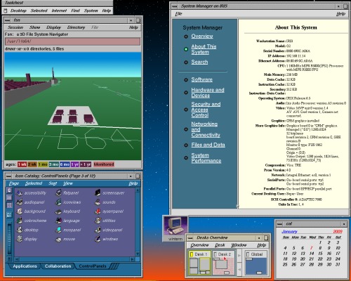 SGI IRIX с 4Dwm