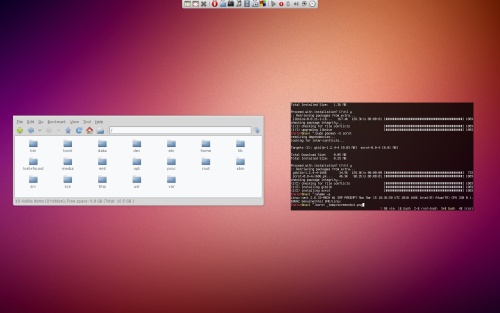 Arch + openb^Wcompiz