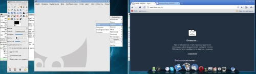 netbook: openbox + cairo-dock