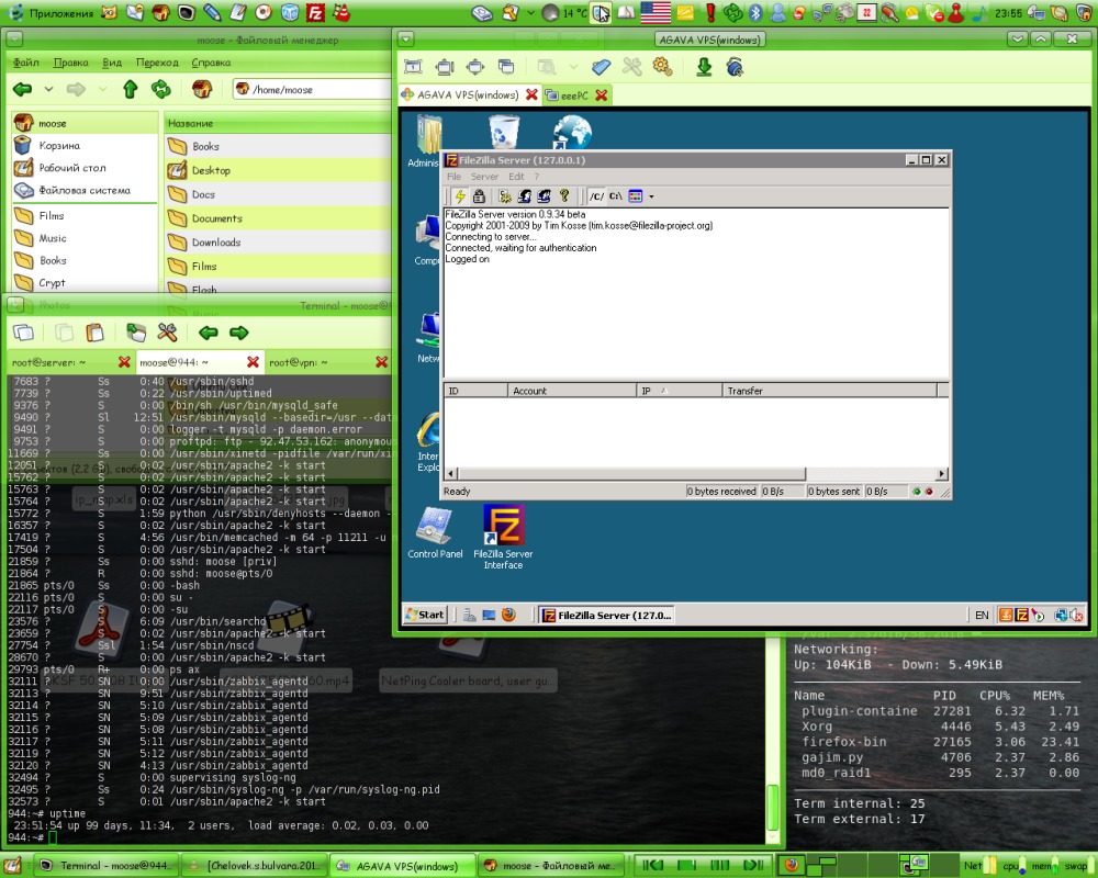 XFCE и Remmina