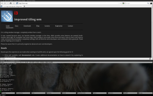 Скриншот: I3WM