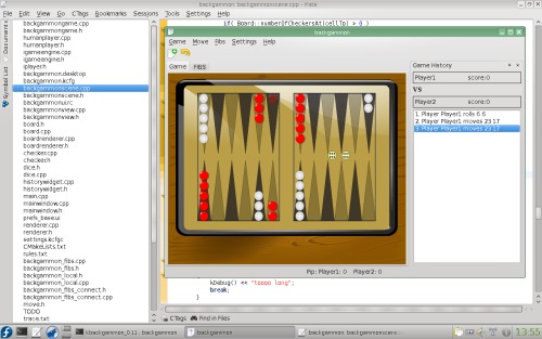 Пилим KBackgammon.