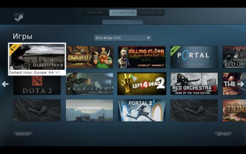 Steam Big Picture