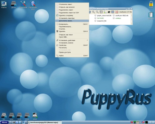 Скриншот: PuppyRus новая тема