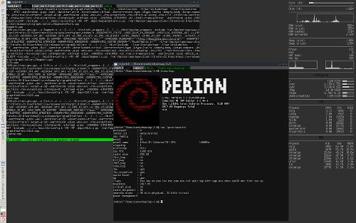Debian, openbox на стареньком компьютере