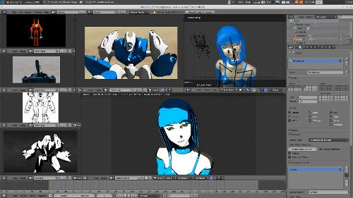 Blender и Онимэ