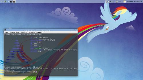 Arch Linux с xfce 4.10