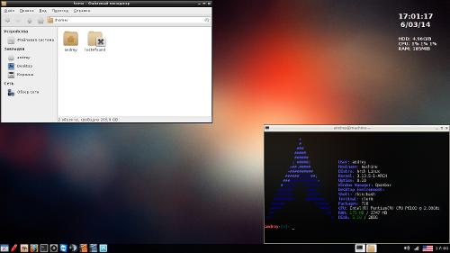 Мой Arch + Openbox