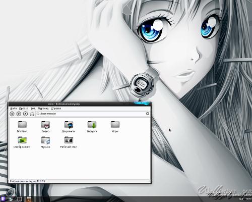 Скриншот: Funtoo + xfce4