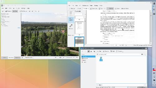 Скриншот: KDE 5 (default), git, Gentoo ~x86-64