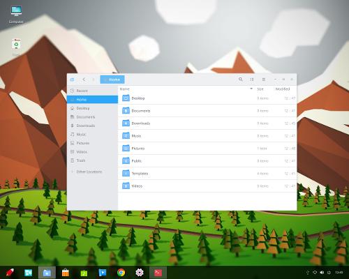 Скриншот: Deepin Flat