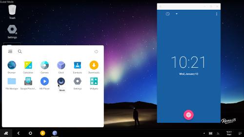 Скриншот: Remix OS - очередная попытка оптимизации Android под десктоп