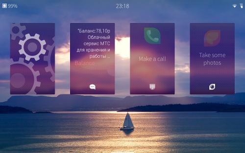 Скриншот: Sailfish OS on Galaxy Tab 2 3G
