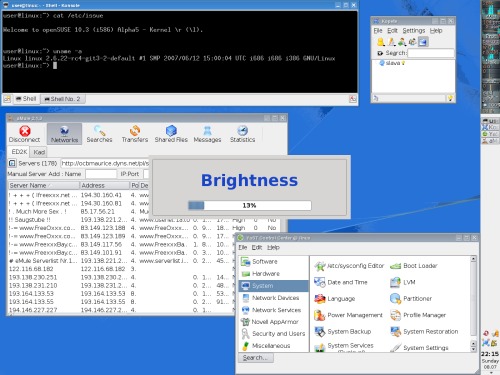 openSUSE 10.3 Alpha5