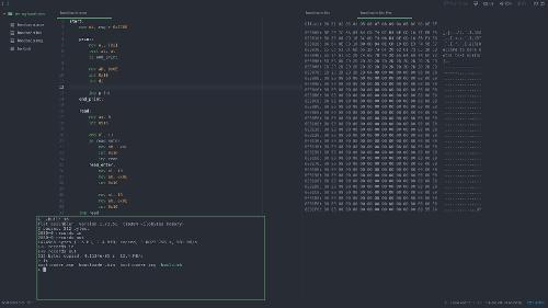 Кастомный Atom, кастомная Adapta, кастомный i3-gaps, кастомный py3status