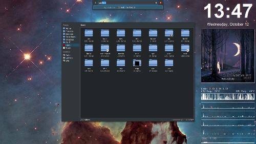 Минимальный тёмный KDE 5