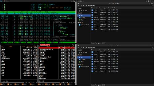 Тайлинг на XFCE