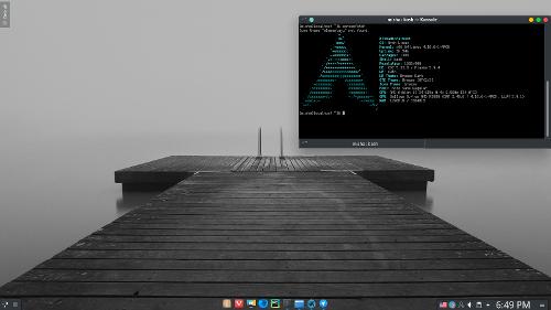 Скриншот: Arch+KDE
