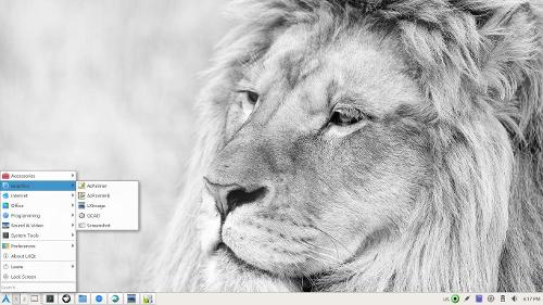 Скриншот: LxQT on Arch Linux