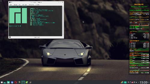 тест драйв Manjaro KDE Edition GELLIVARA
