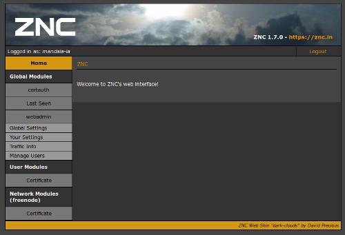 ZNC 1.7.0