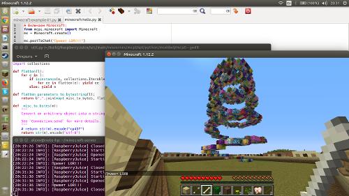 Скриншот: Программируем с Minecraft