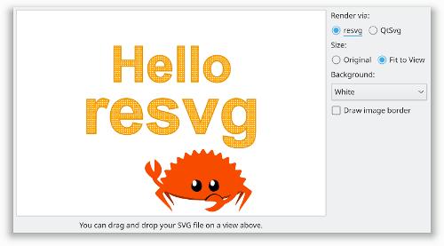 resvg 0.3 - библиотека отрисовки SVG