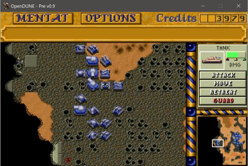 Релиз OpenDUNE 0.9 — открытого ремейка игры Dune 2