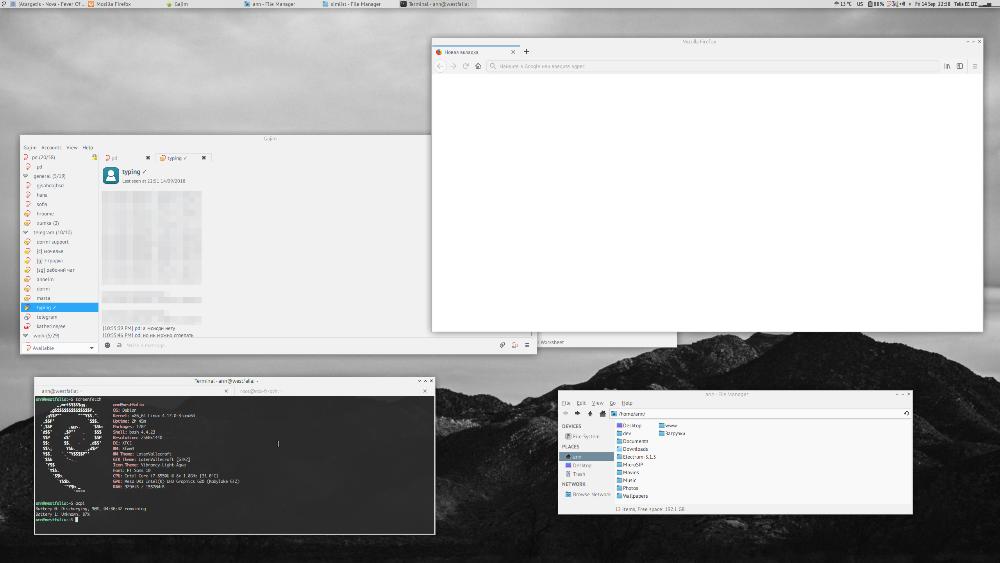 New laptop, old system