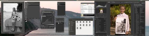 Обработка фотографий, снятых камерой из 1978-го года в GIMP 2.10.6 2018-го