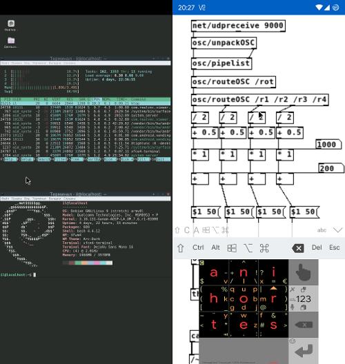 Debian stretch в chroot'е на android-смартфоне