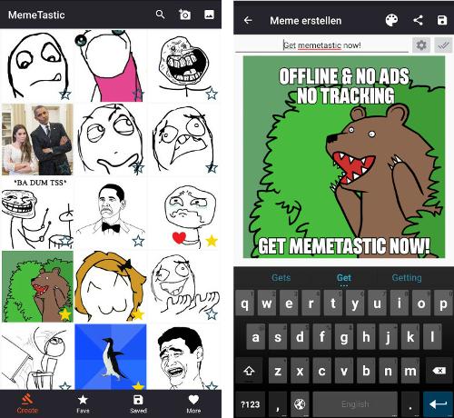 MemeTastic 1.6 — мобильное приложение для создания мемов на основе шаблонов