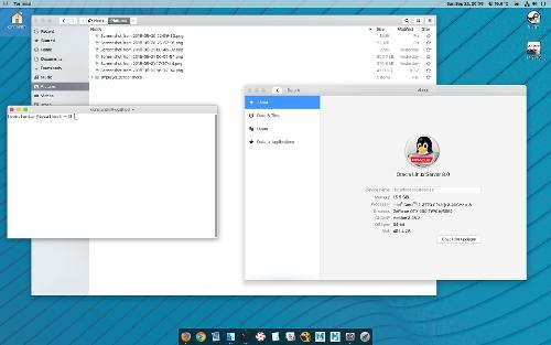 Скриншот: Oracle Linux 8 на десктопе