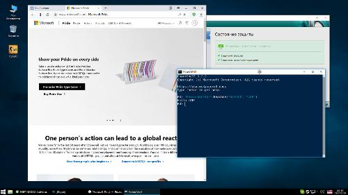 Скриншот: Debian «Десяточка», XFCE4