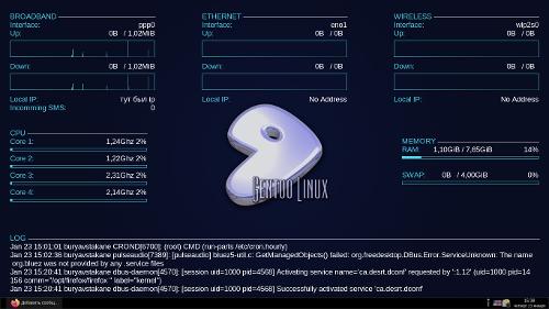 Скриншот: Gentoo Linux для рабочего ноутбука