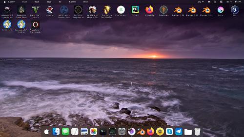 Gentoo Plasma 5 Dark Sur