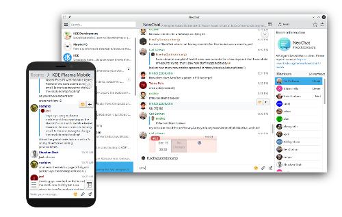 NeoChat 1.0, KDE клиент для сети Matrix