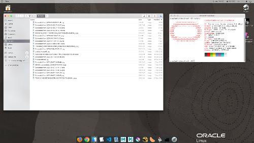 Скриншот: Oracle Linux Server 8.4 HiDpi