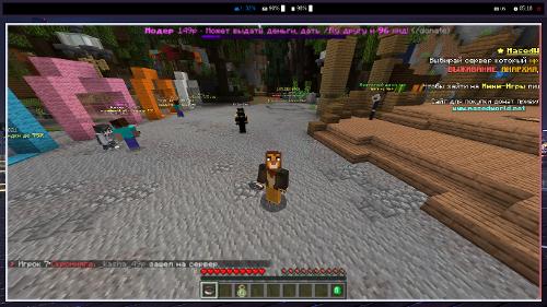 Скриншот: Minecraft на Gentoo - вызов принят!