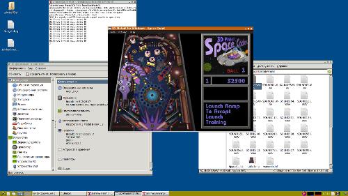 Pinball 3d Space Cadet нативно под линукс на arm (под amd64 тоже работает)
