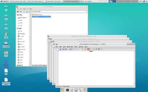 стоковая XFCE, просто поржать... :о)