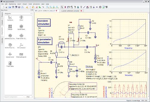 Вышел симулятор электронных схем Qucs-S 0.0.24