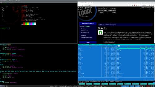 Скриншот: FreeBSD 13.1 + Sway + NVIDIA
