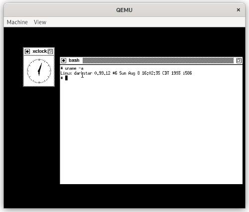 Скриншот: Slackware 1.01