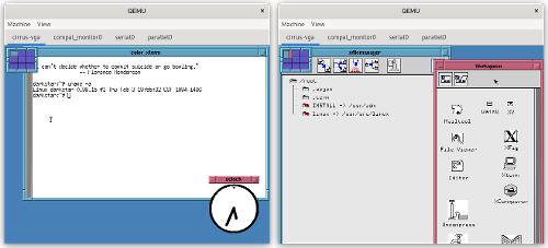 Скриншот: Slackware 1.1.2