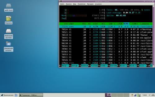 Скриншот: Сборка XFCE GTK2 на свежем Арче для древнего ноутбука