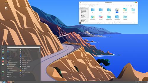 Debian 12 Cinnamon + MAC Wallpaper + нормальная тема и иконки