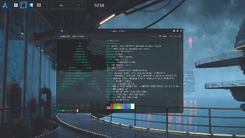 Скриншот: Artix Linux + KDE Plasma